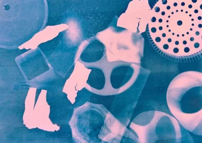 “Fotogramas con cianotipia”