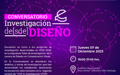 Conversatorio sobre Investigación desde Diseño