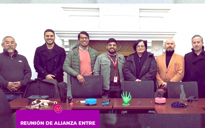 Reunión de alianza entre el LABDA UTEM y HP. Inc