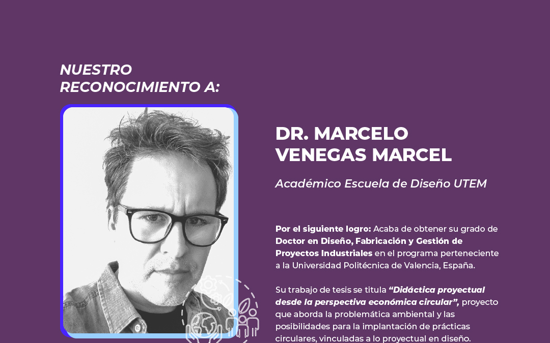 Reconocimiento académico al profe Dr. Marcelo Venegas