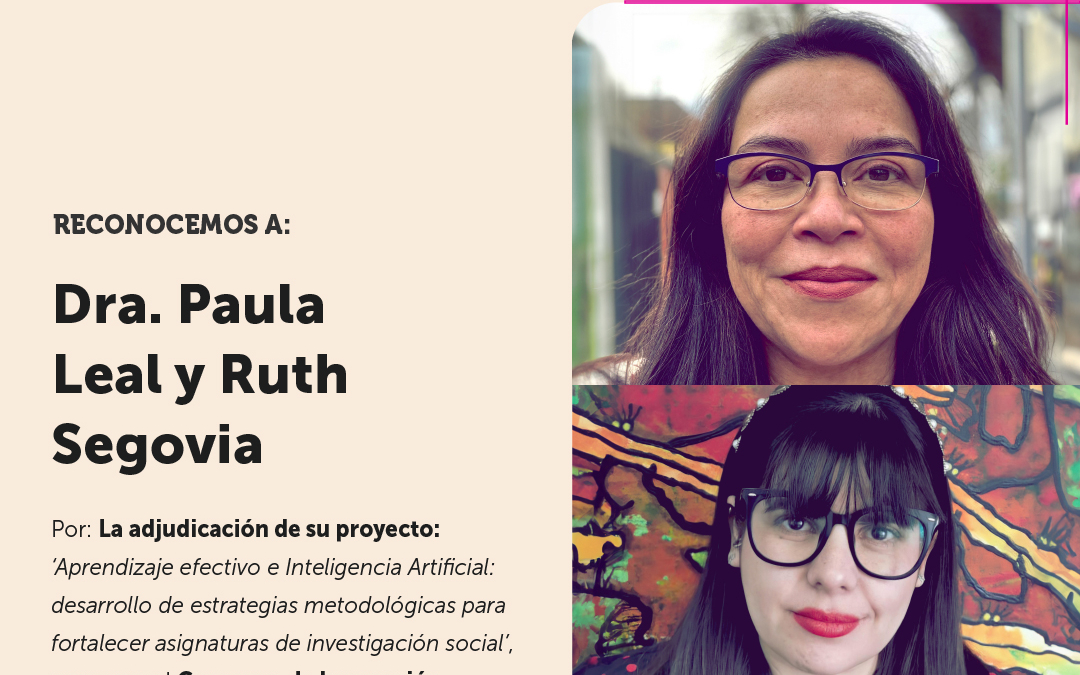 Reconocimiento académico a la profe Ruth Segovia y Paula Leal TS