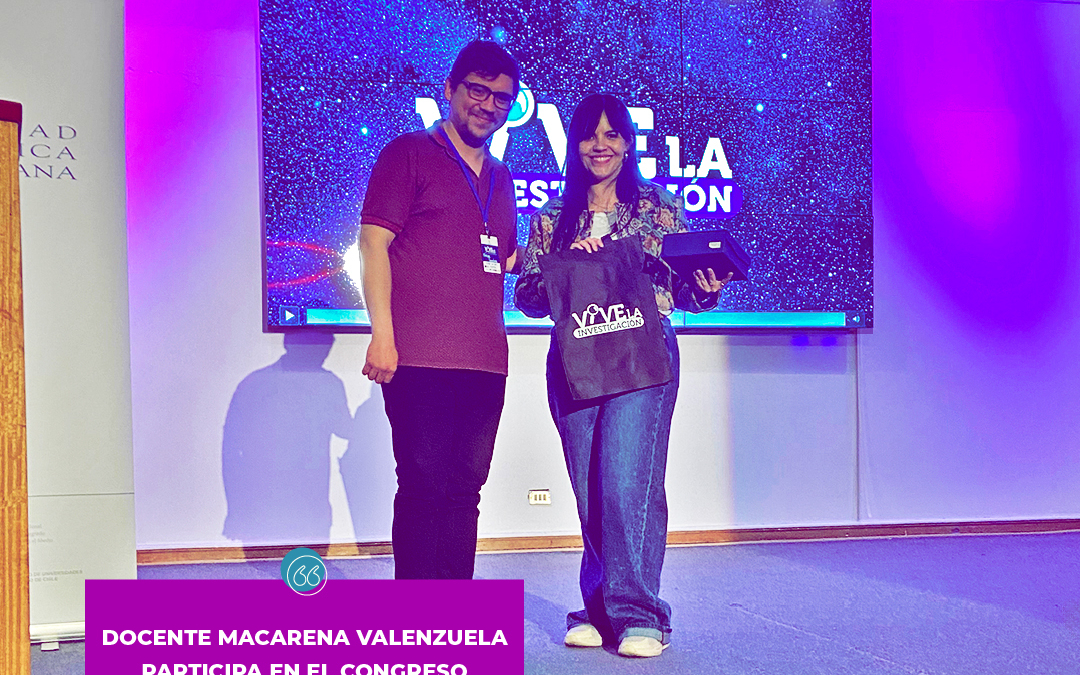 Dra. Macarena Valenzuela en el Congreso ‘Vive la Investigación’